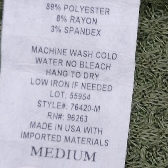 Prospect Blvd Olive Green Long Cardigan Lightweight Size M Fall & Winter - Picture 5 of 5